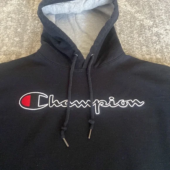 Black Champion Hoodie - Picture 2 of 4
